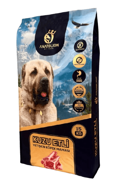 Anatolion Kuzu Etli Yetişkin Köpek Maması 15 Kg