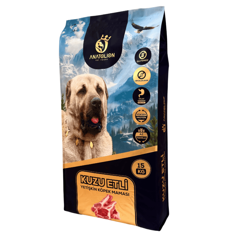 Anatolion Kuzu Etli Super Premium Yetişkin Köpek Maması 15 Kg