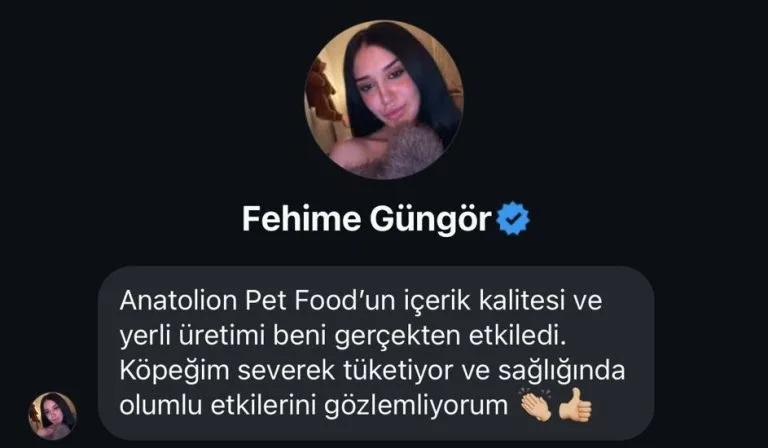 Anatolion Pet Foods - Müşteri Yorumları