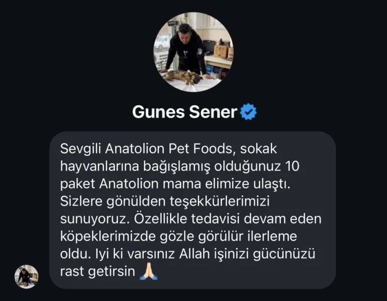 Anatolion Pet Foods - Müşteri Yorumları