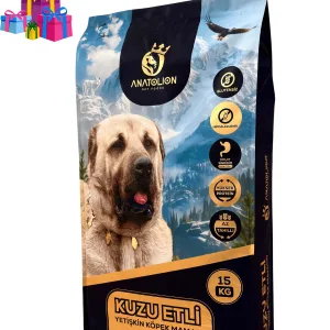 Anatolion Kuzu Etli Yetişkin Köpek Maması 15 Kg