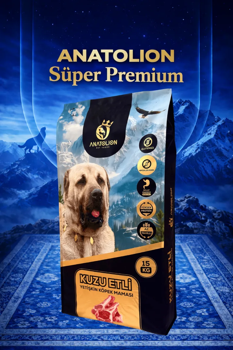 Anatolion Kuzu Etli Super Premium Yetişkin Köpek Maması 15 Kg