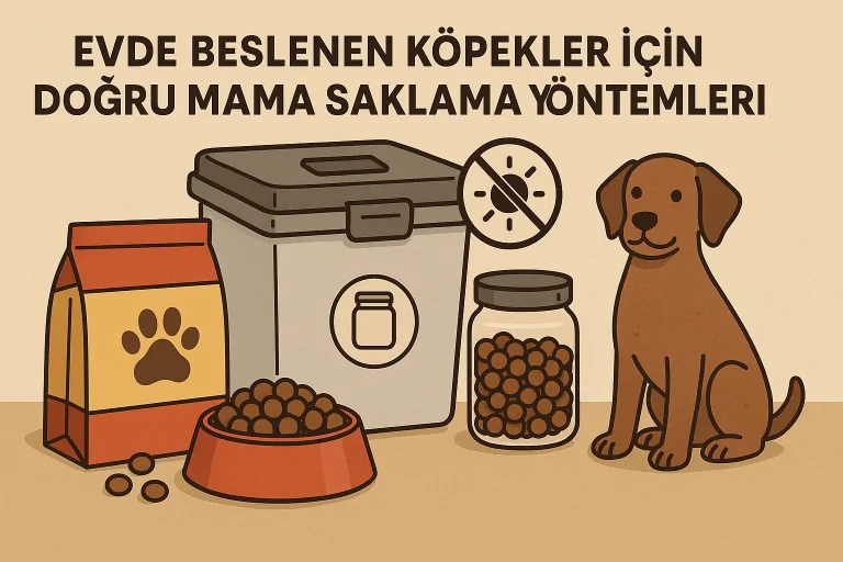 Evde Beslenen Köpeklerde Doğru Mama Saklama Yöntemleri