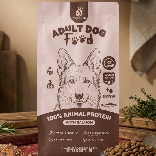 Anatolion Somonlu Yetişkin Köpek Maması 3 Kg