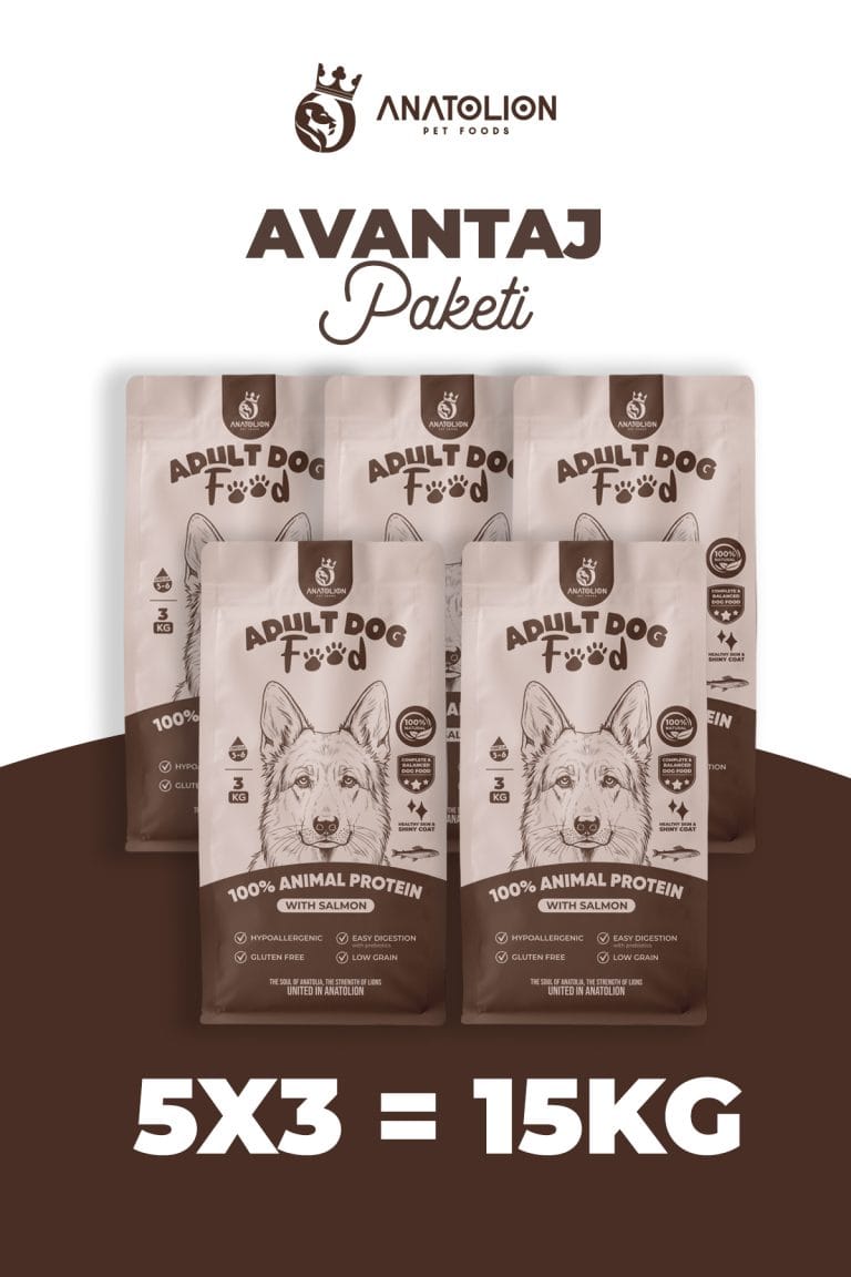 Anatolion Somonlu Yetişkin Köpek Maması 15 Kg