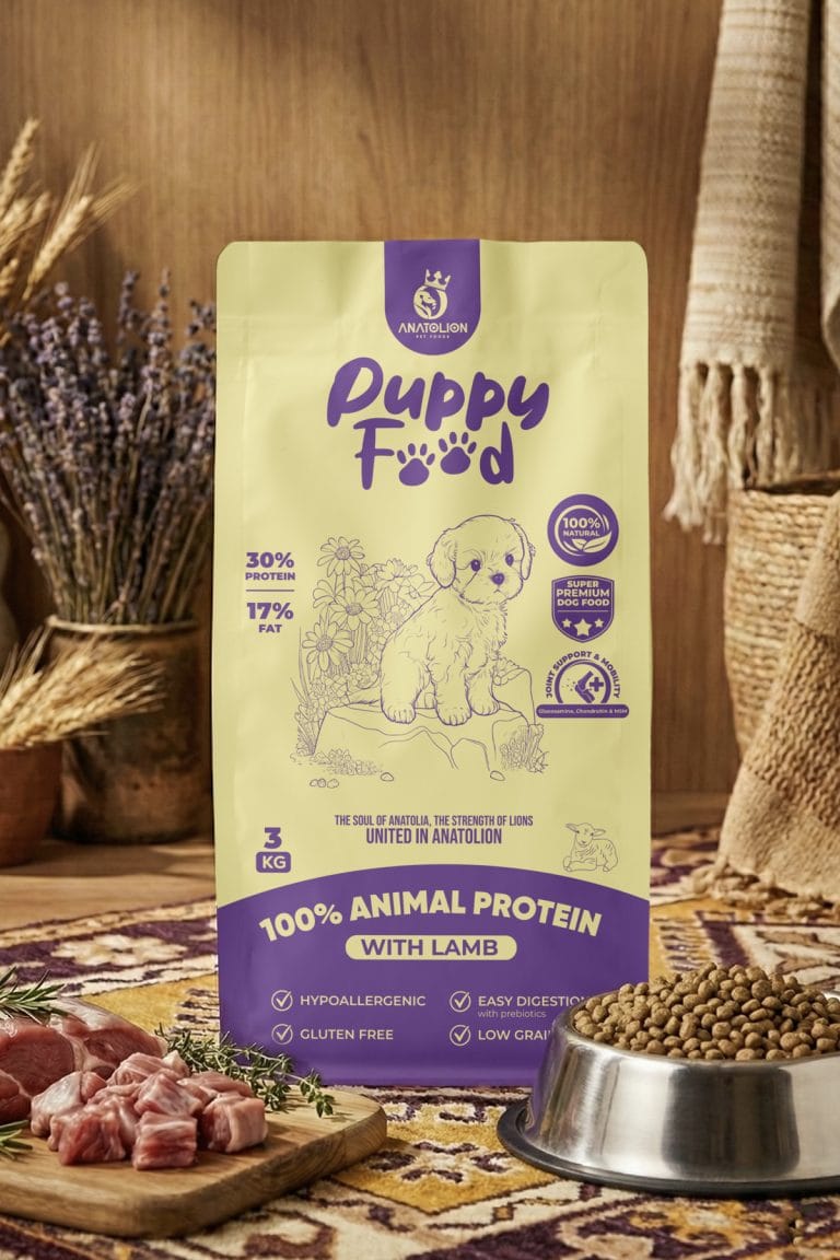 Anatolion Puppy Kuzu Etli Yavru Köpek Maması 3 Kg