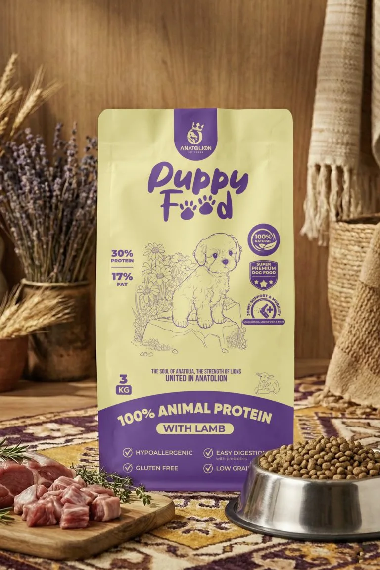 Anatolion Puppy Eklem Destekli Kuzu Etli Yavru Super Premium Köpek Maması 3 Kg
