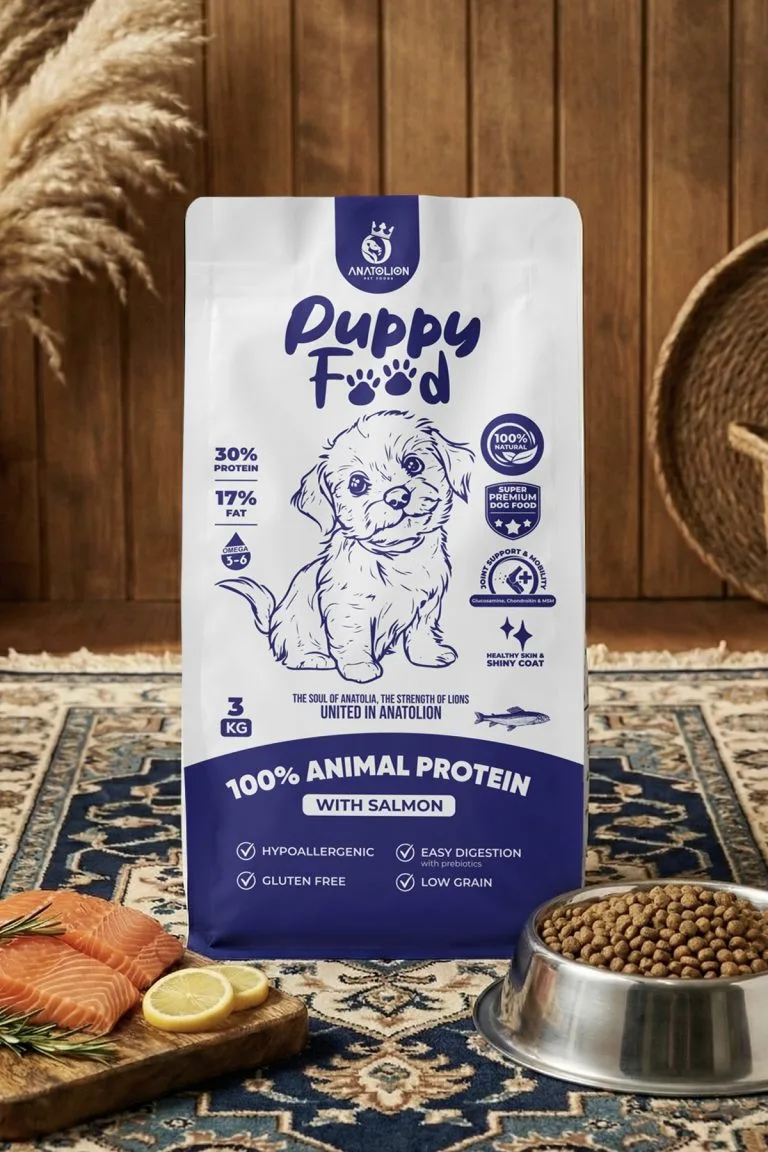 Anatolion Puppy Eklem Destekli Somonlu Yavru Super Premium Köpek Maması 3 Kg
