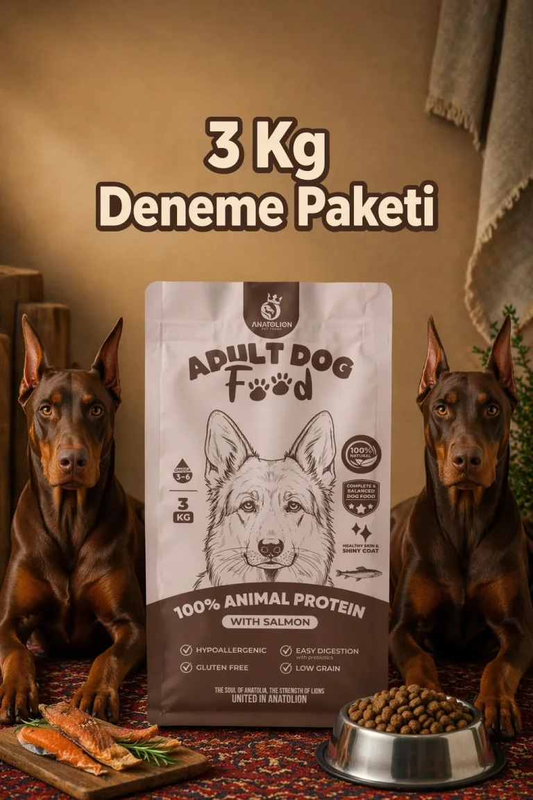 Anatolion Somonlu Premium Yetişkin Köpek Maması 3 Kg