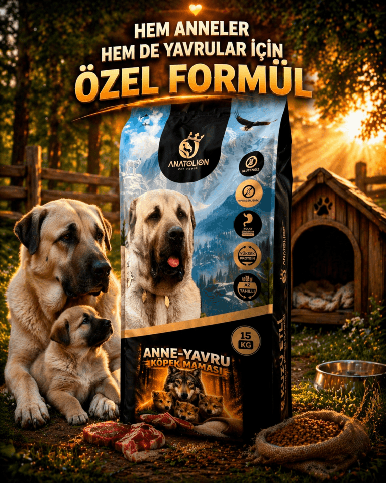 Anatolion Anne - Yavru Eklem Destekli Kuzu Etli Super Premium Köpek Maması 15 Kg