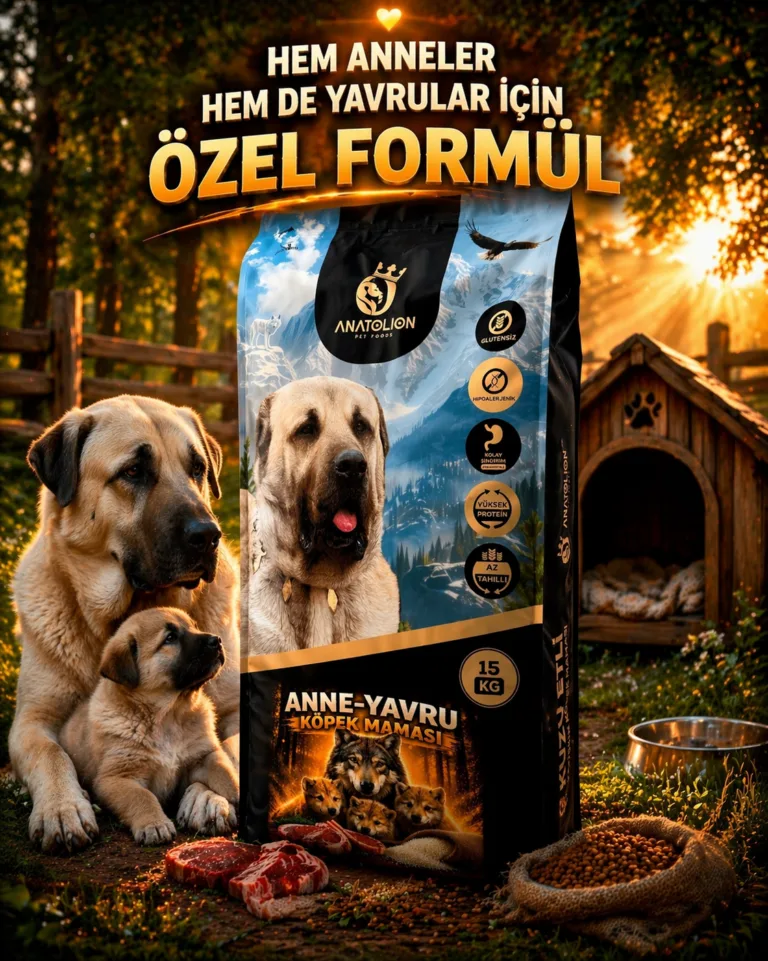 Anatolion Anne - Yavru Eklem Destekli Kuzu Etli Super Premium Köpek Maması 15 Kg