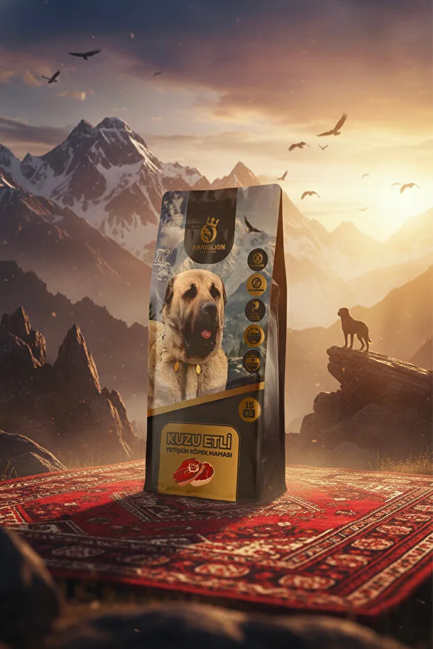Anatolion Kuzu Etli Yetişkin Köpek Maması 15 Kg - Görsel 6