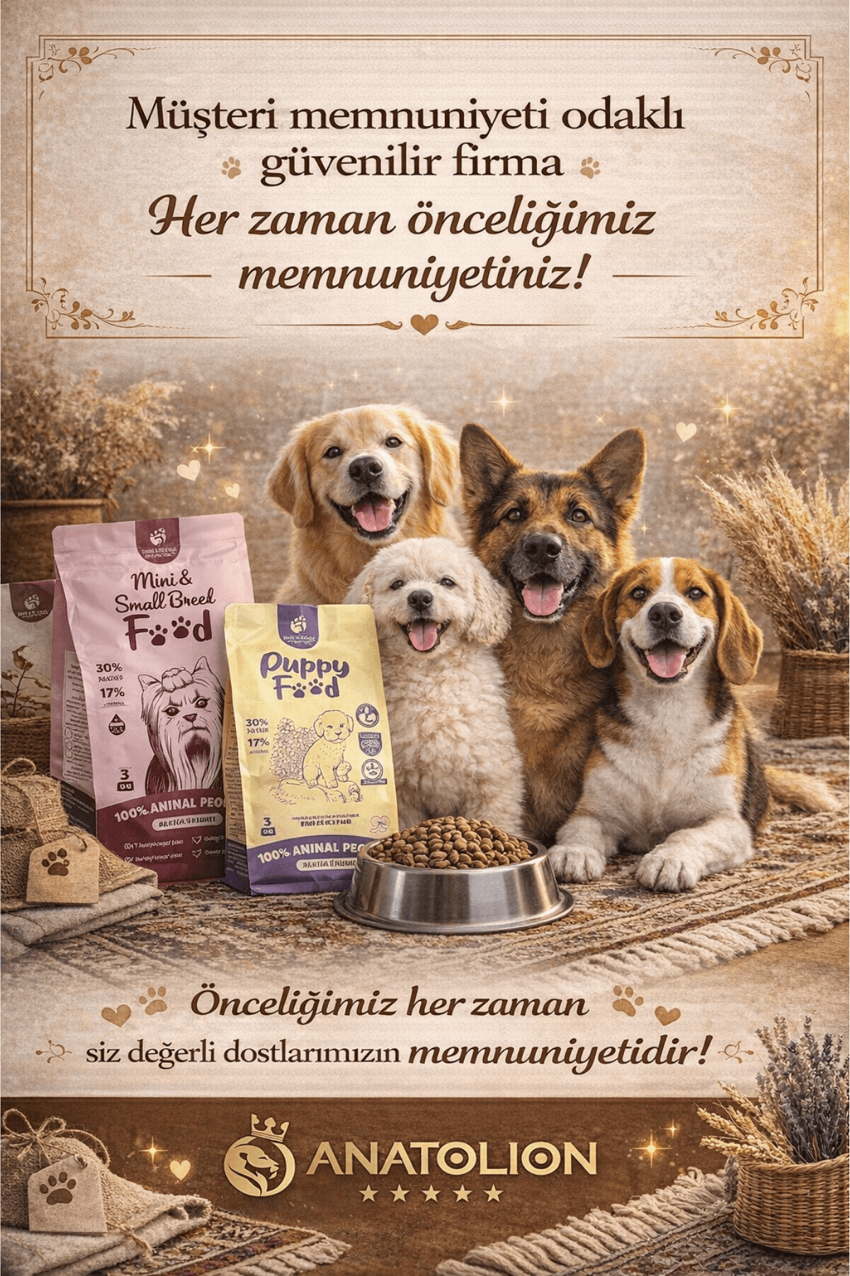 Anatolion Biftekli Yetişkin Köpek Maması 15 Kg - Görsel 4