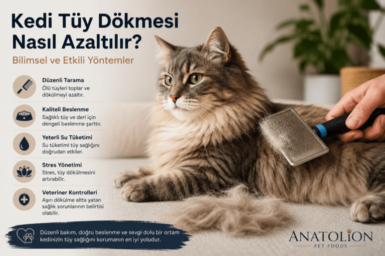 Kedi Tüy Dökmesi Nasıl Azaltılır? Bilimsel ve Etkili Yöntemler