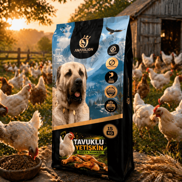 Anatolion Tavuklu Yetişkin Köpek Maması 15 Kg